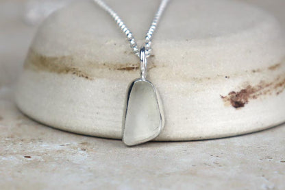 Welsh Sea Glass Silver Necklace