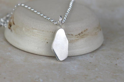 Welsh Sea Glass Silver Necklace