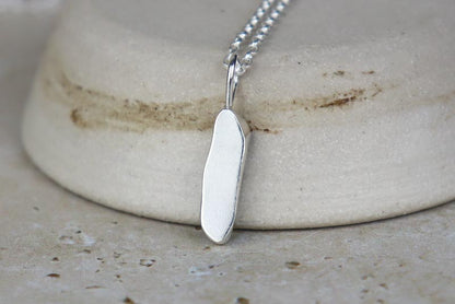 Welsh Sea Glass Silver Necklace