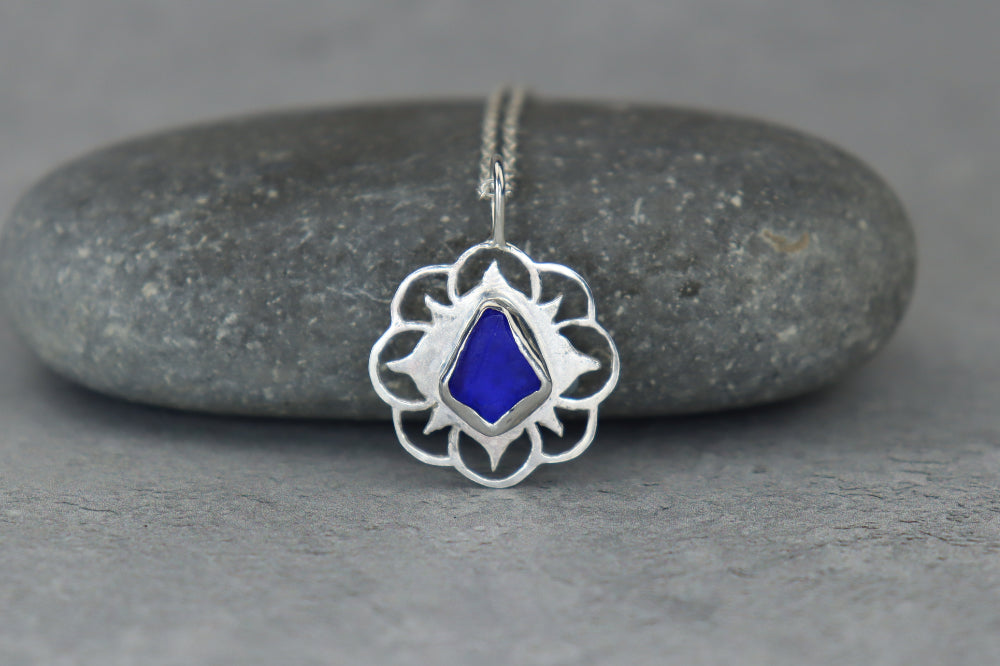 Welsh Sea Glass Reversible Necklace