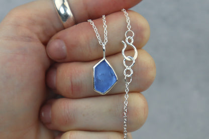 Welsh Sea Glass Silver Necklace