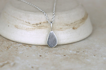 Welsh Sea Glass Silver Necklace