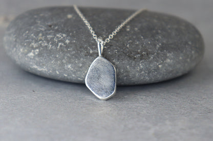 Welsh Sea Glass Silver Necklace