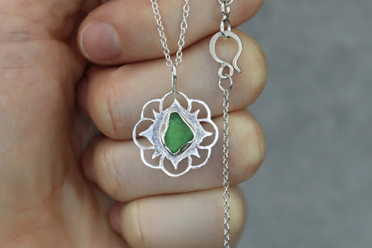 Welsh Sea Glass Reversible Necklace