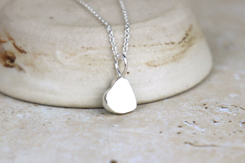 Welsh Sea Glass Silver Necklace