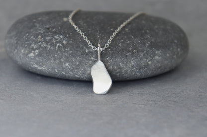 Welsh Sea Glass Silver Necklace