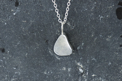 Welsh Sea Glass Silver Necklace