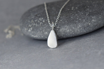 Welsh Sea Glass Silver Necklace