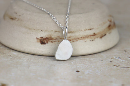 Welsh Sea Glass Silver Necklace