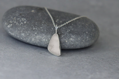 Welsh Sea Glass Silver Necklace