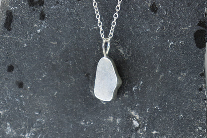 Welsh Sea Glass Silver Necklace