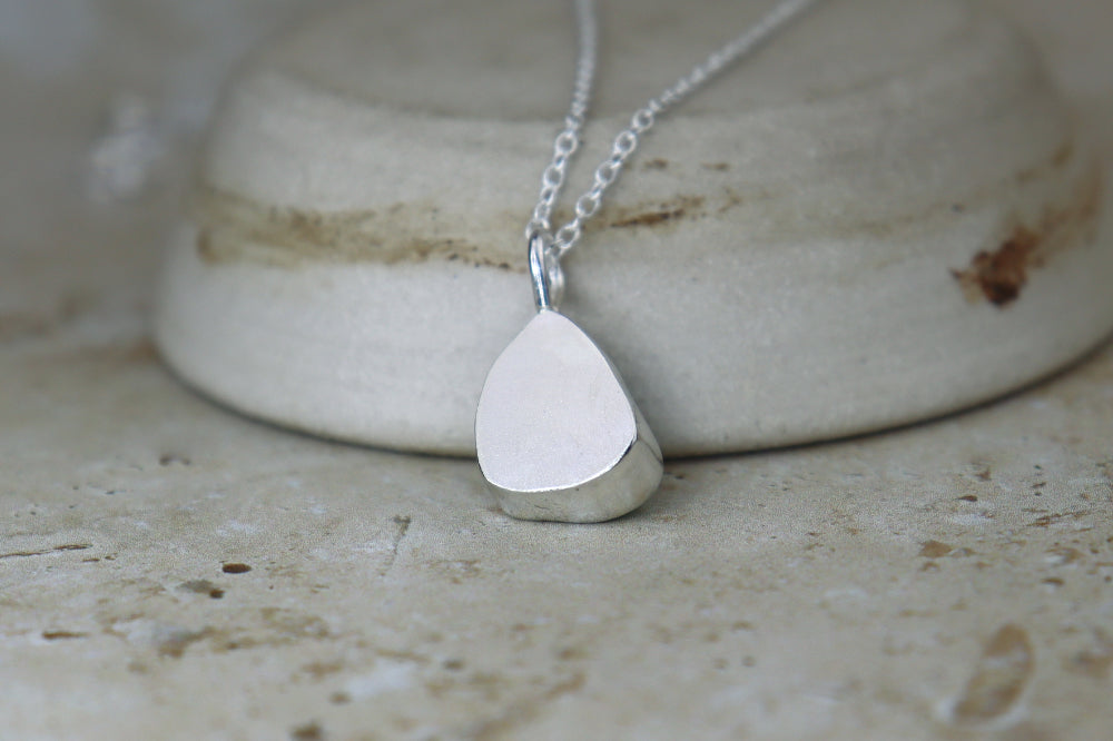 Welsh Sea Glass Silver Necklace