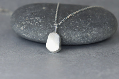 Welsh Sea Glass Silver Necklace
