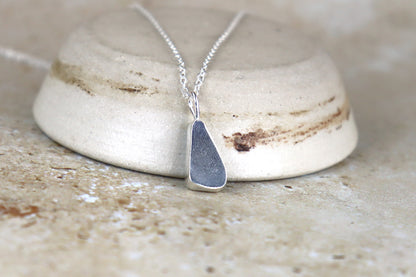 Welsh Sea Glass Silver Necklace