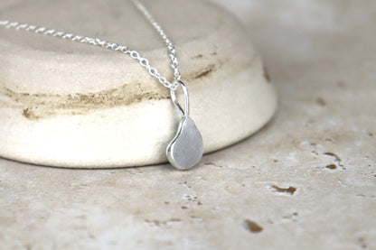 Welsh Sea Glass Silver Necklace