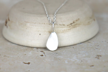 Welsh Sea Glass Silver Necklace