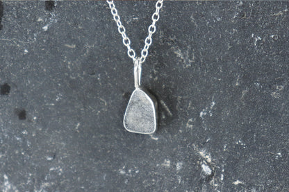 Welsh Sea Glass Silver Necklace
