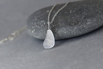 Welsh Sea Glass Silver Necklace