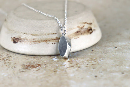 Welsh Sea Glass Silver Necklace