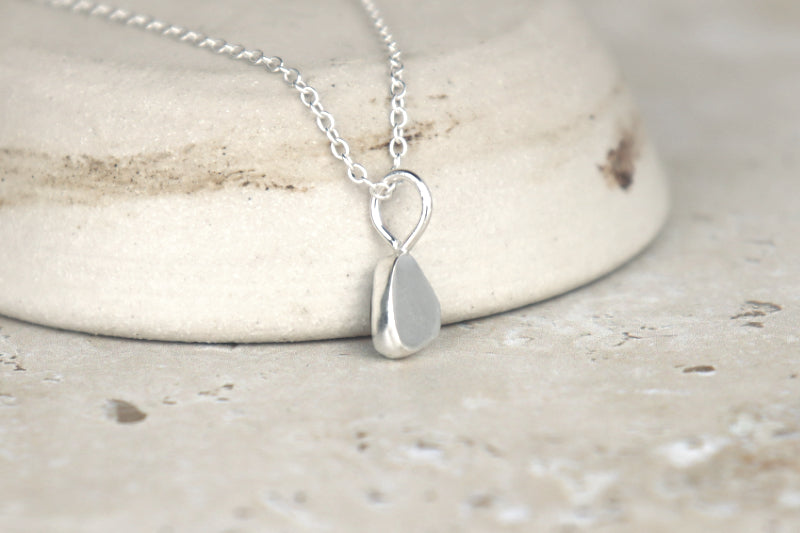 Welsh Sea Glass Silver Necklace