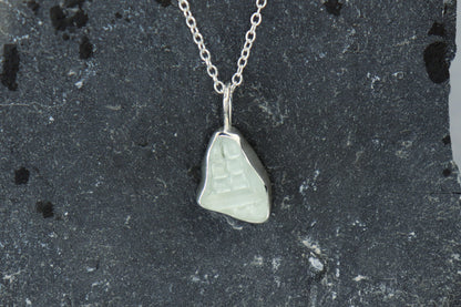 Welsh Sea Glass Silver Necklace