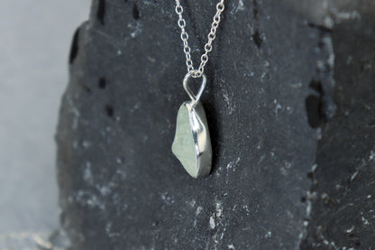 Welsh Sea Glass Silver Necklace