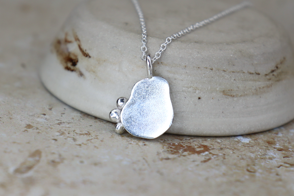 Welsh Sea Glass Silver Necklace