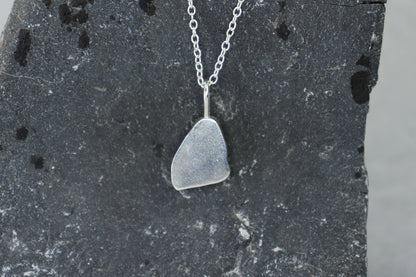 Welsh Sea Glass Silver Necklace