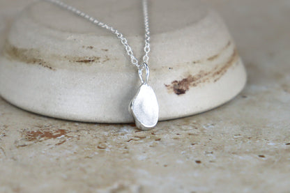 Welsh Sea Glass Silver Necklace