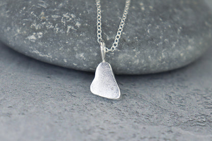 Welsh Sea Glass Silver Necklace