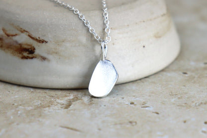 Welsh Sea Glass Silver Necklace