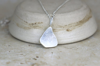 Welsh Sea Glass Silver Necklace