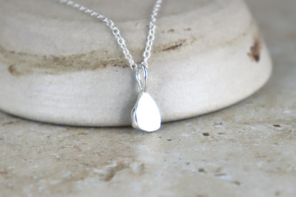 Welsh Sea Glass Silver Necklace