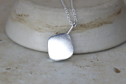 Welsh Sea Glass Silver Necklace
