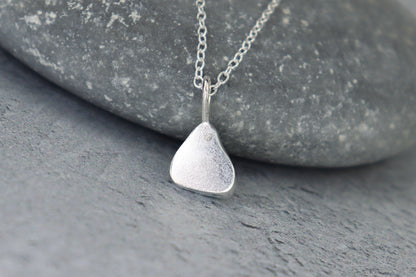 Welsh Sea Glass Silver Necklace
