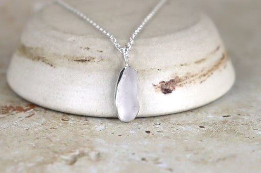 Welsh Sea Glass Silver Necklace