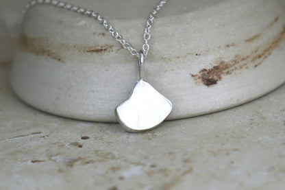 Welsh Sea Glass Silver Necklace