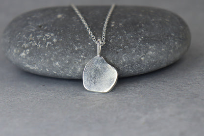 Welsh Sea Glass Silver Necklace