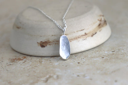 Welsh Sea Glass Silver Necklace