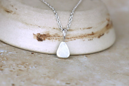 Welsh Sea Glass Silver Necklace