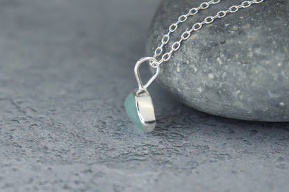 Welsh Sea Glass Silver Necklace