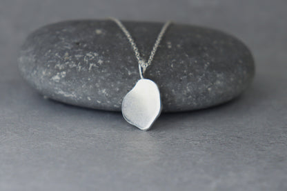 Welsh Sea Glass Silver Necklace
