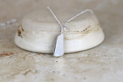 Welsh Sea Glass Silver Necklace