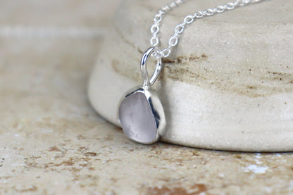 Welsh Sea Glass Silver Necklace