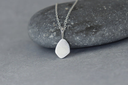 Welsh Sea Glass Silver Necklace