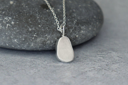 Welsh Sea Glass Silver Necklace