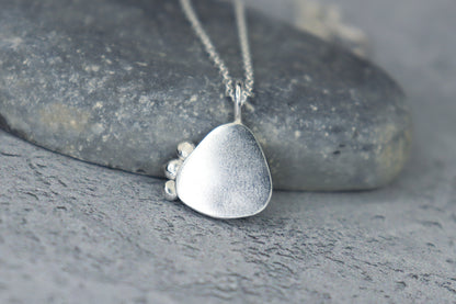 Welsh Sea Glass Silver Necklace