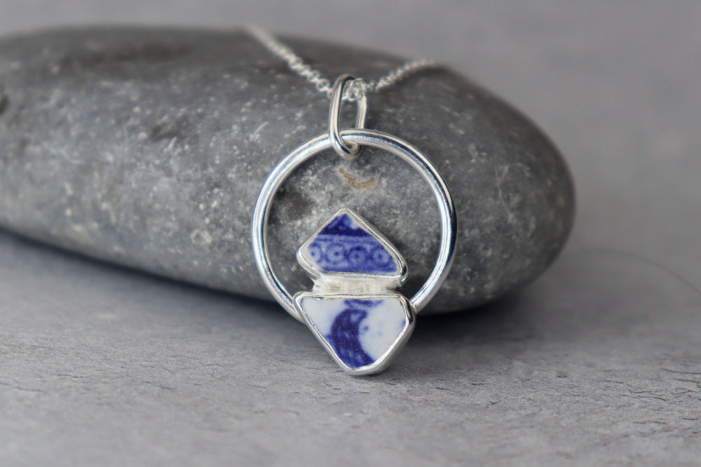 Welsh Sea Pottery Necklace