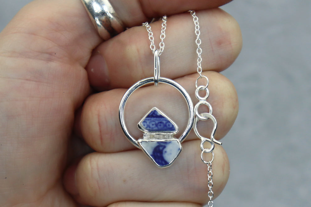 Welsh Sea Pottery Necklace