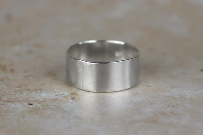 10mm Mirror Shine Sterling Silver Band